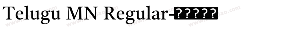 Telugu MN Regular字体转换